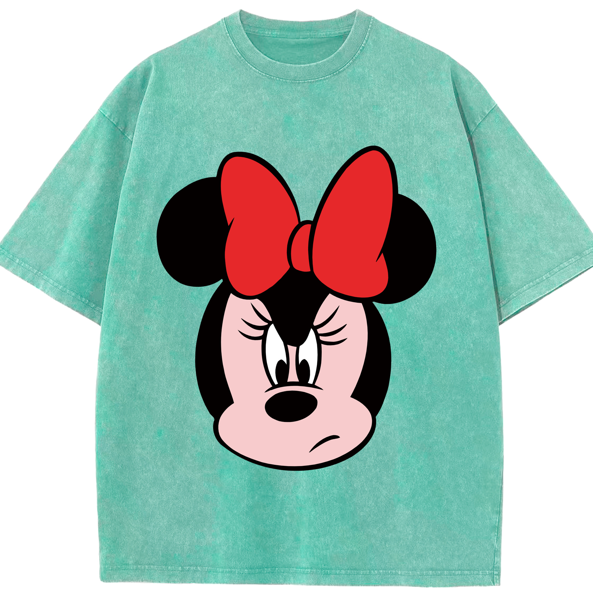 （画像用） ミッキーマウス Mickey Mouse 綿100% ヴィンテージ風 半袖Tシャツ（フロントプリント）